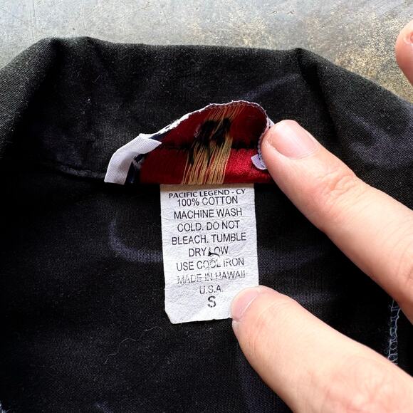 Rare Vintage‎ Pacific Legend Cigar Wraparound Shirt - Picture 4 of 5